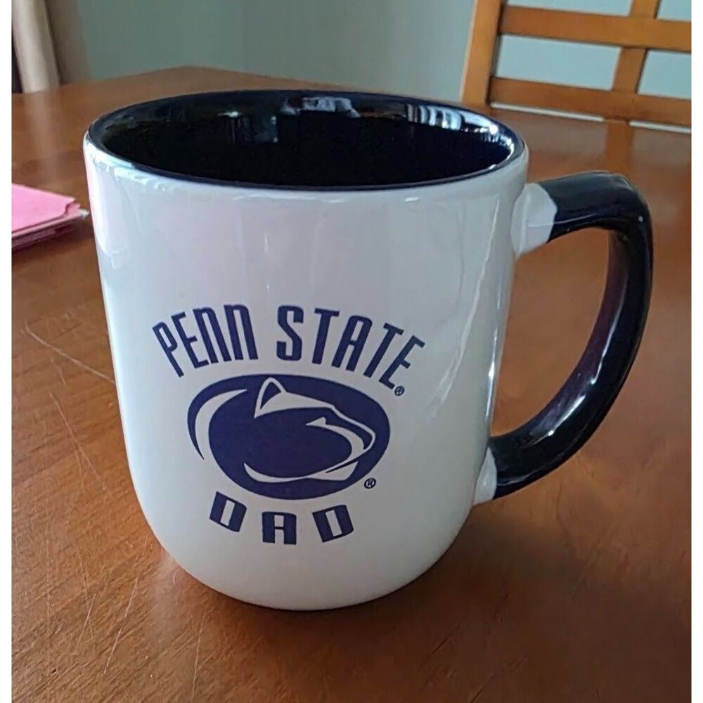 Penn State  Dad Nittany Lions Logo'd White Ceramic Mug
